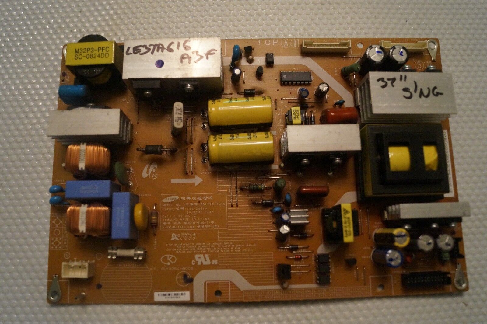 PSU POWER SUPPLY BOARD BN44-00216A FOR 37″ SAMSUNG LE37A616A3F LCD TV