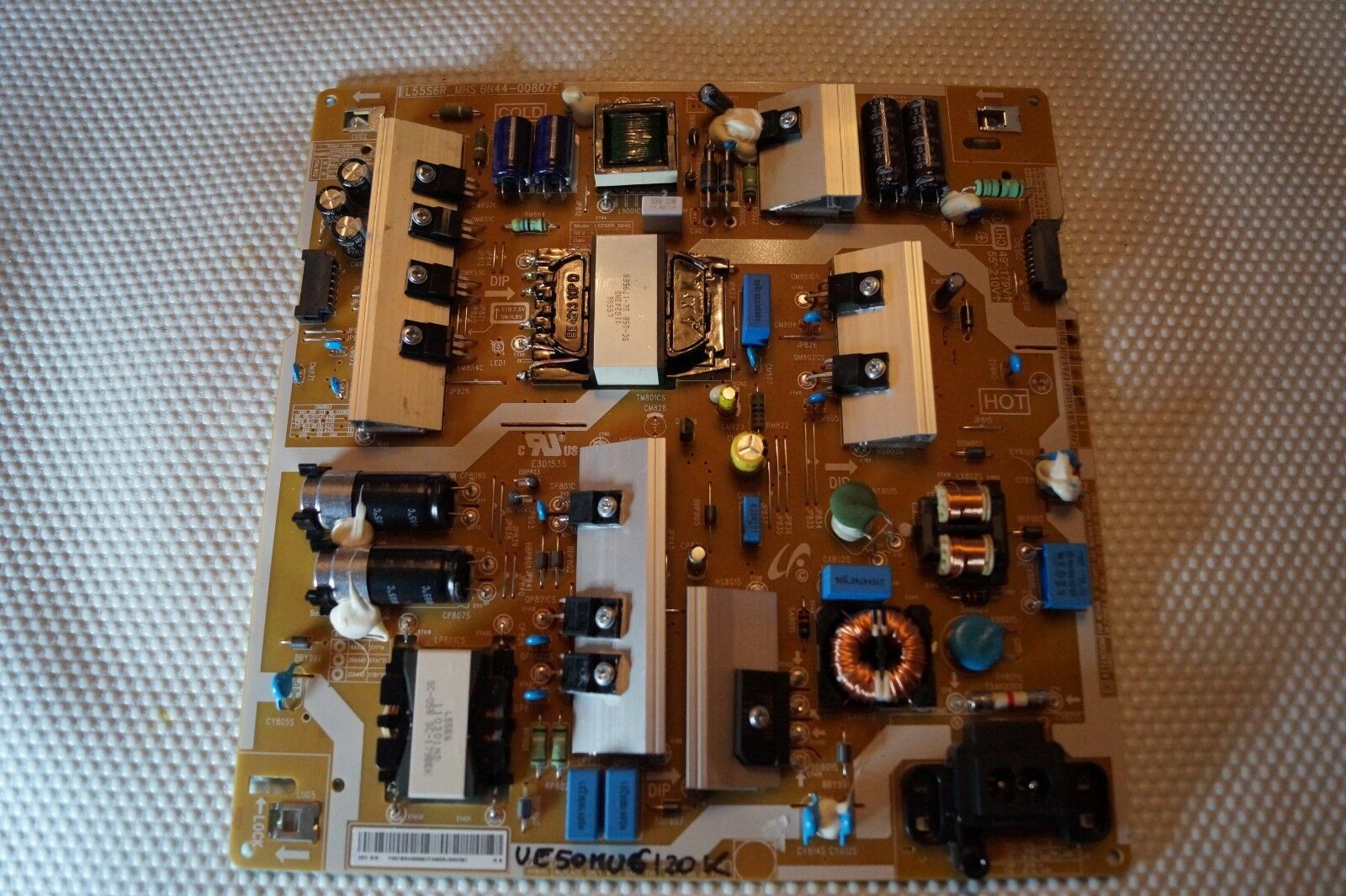 PSU POWER SUPPLY BOARD BN44-00807F SAMSUNG UE49MU6120K UE50MU6120K UE55MU6220K