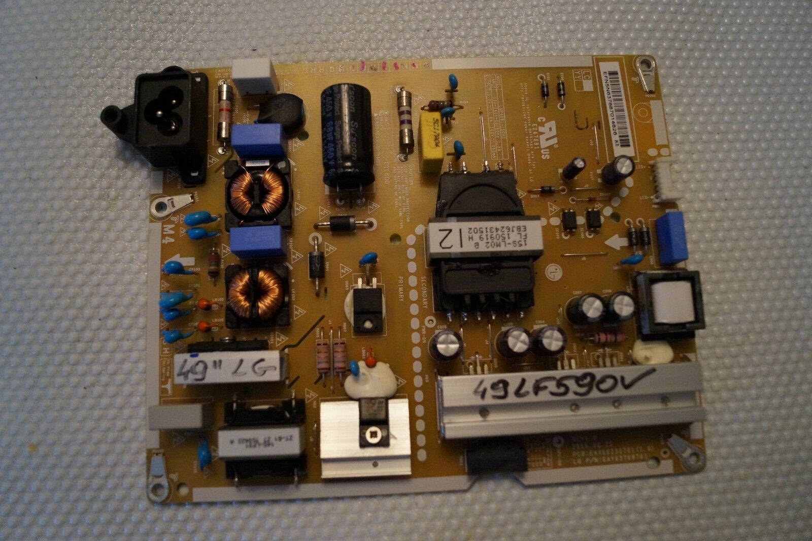 POWER SUPPLY 49LF590V PSU BOARD EAX66230701(1.8) EAY63768701 FOR 49″ LG LED TV