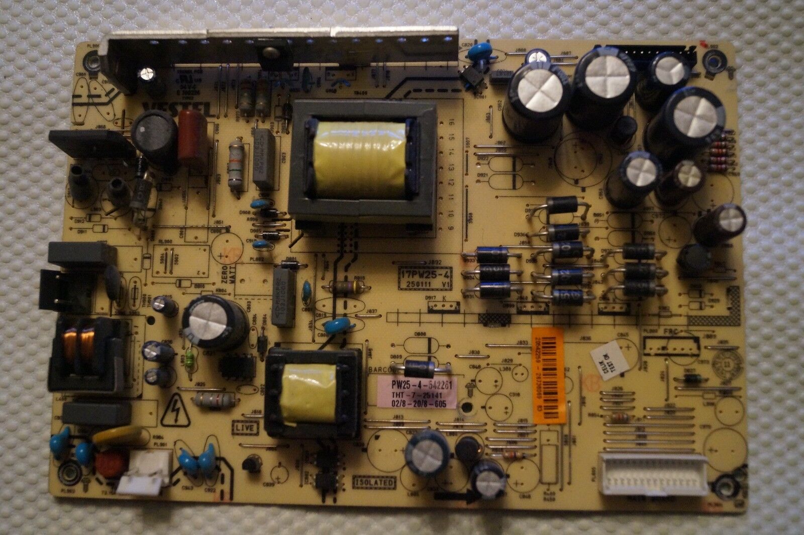 PSU POWER SUPPLY BOARD 17PW25-4 V1 26738069 FOR 32″ HITACHI L32HK04U LCD TV