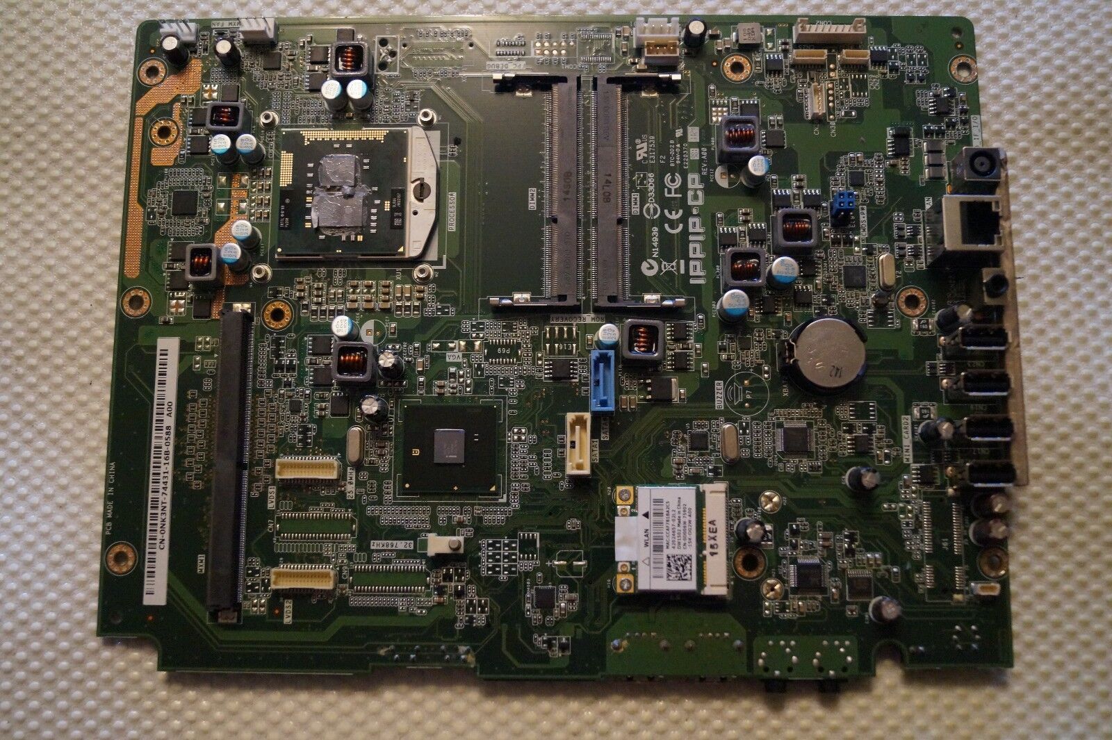 MOTHERBOARD IPPIP-CP CN-0NK3NT INTEL FOR 23″ DELL VOSTRO 330 AiO PC GENUINE