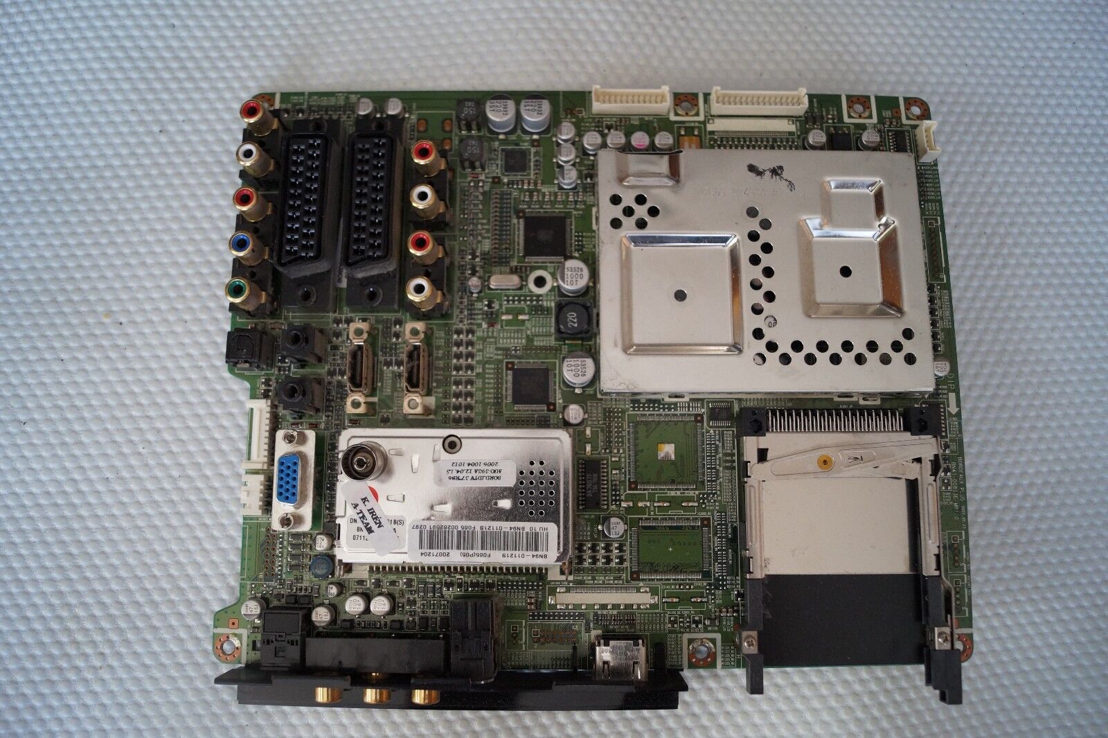 MAIN BOARD BN94-01121S BN41-00813E SAMSUNG LE37R88BD LE37R87BD TV, T370XW02 V.6