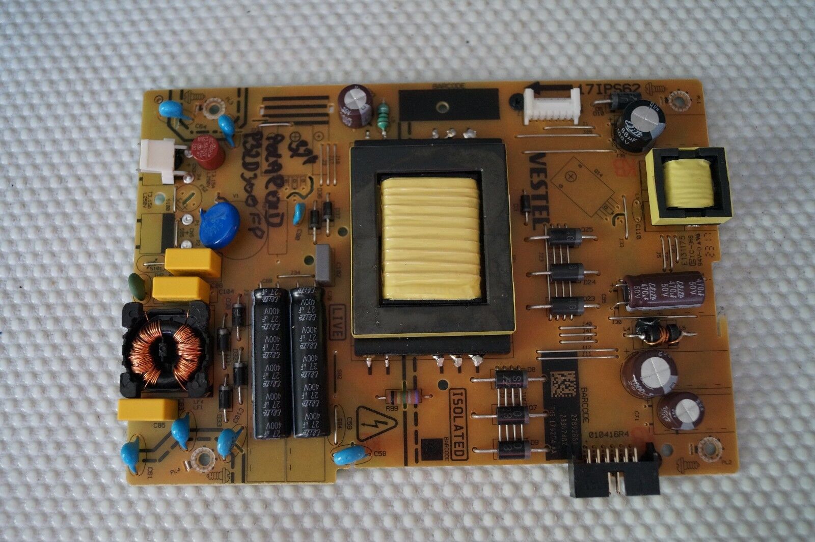 PSU POWER SUPPLY BOARD 17IPS62 23367482 32″ POLAROID P32D300FP VES315UNDA-2D-N11