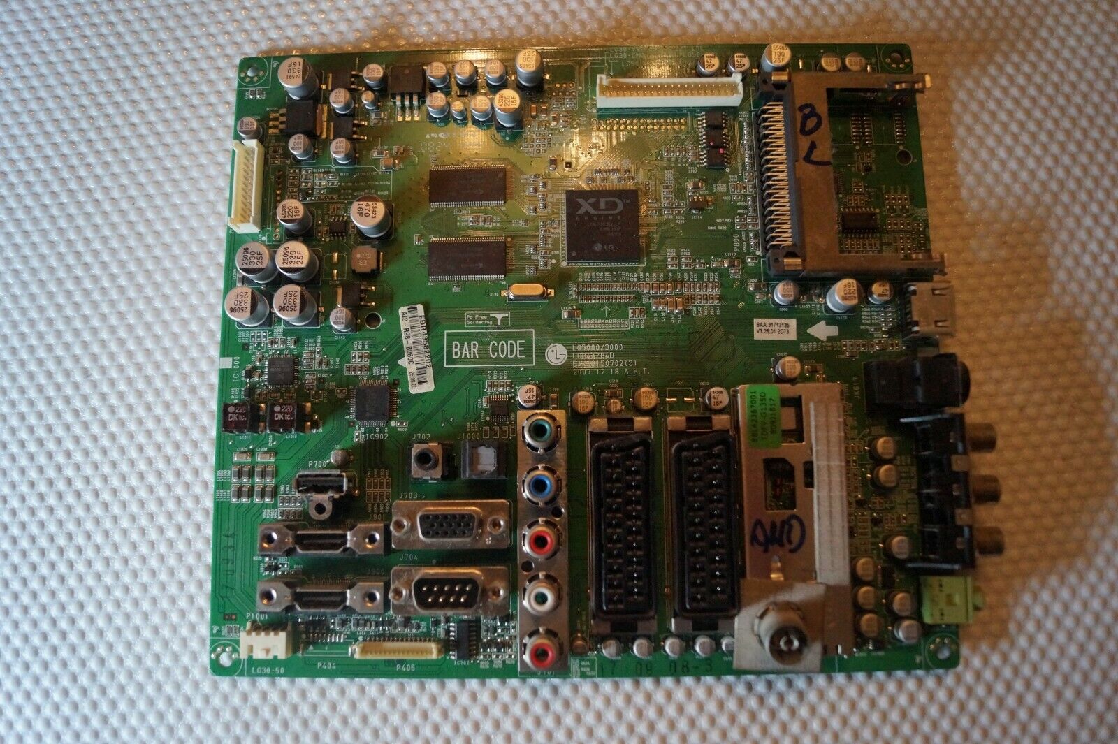 MAIN BOARD EAX40150702(3) EBR43582202 FOR 37″ LG 37LG5010 LCD TV, LC370WUN SA A1