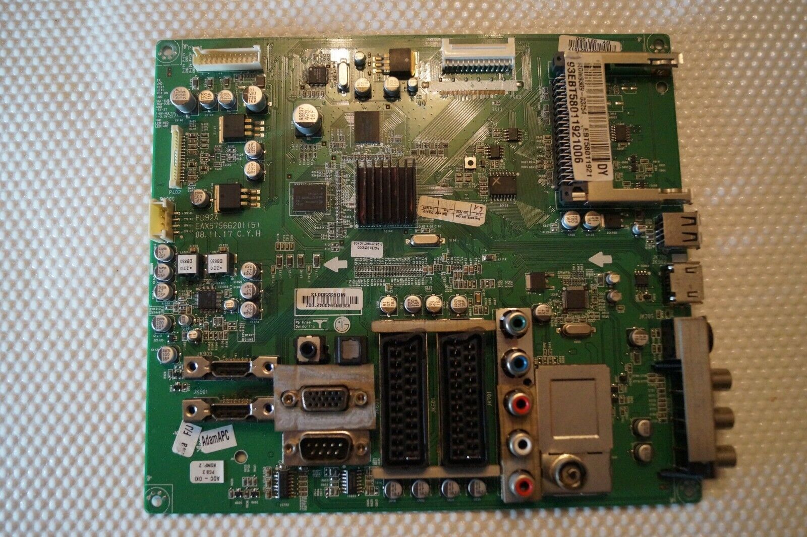 MAIN BOARD EBT58011921 EAX57566201(5) FOR 50″ LG 50PQ3000 PLASMA TV