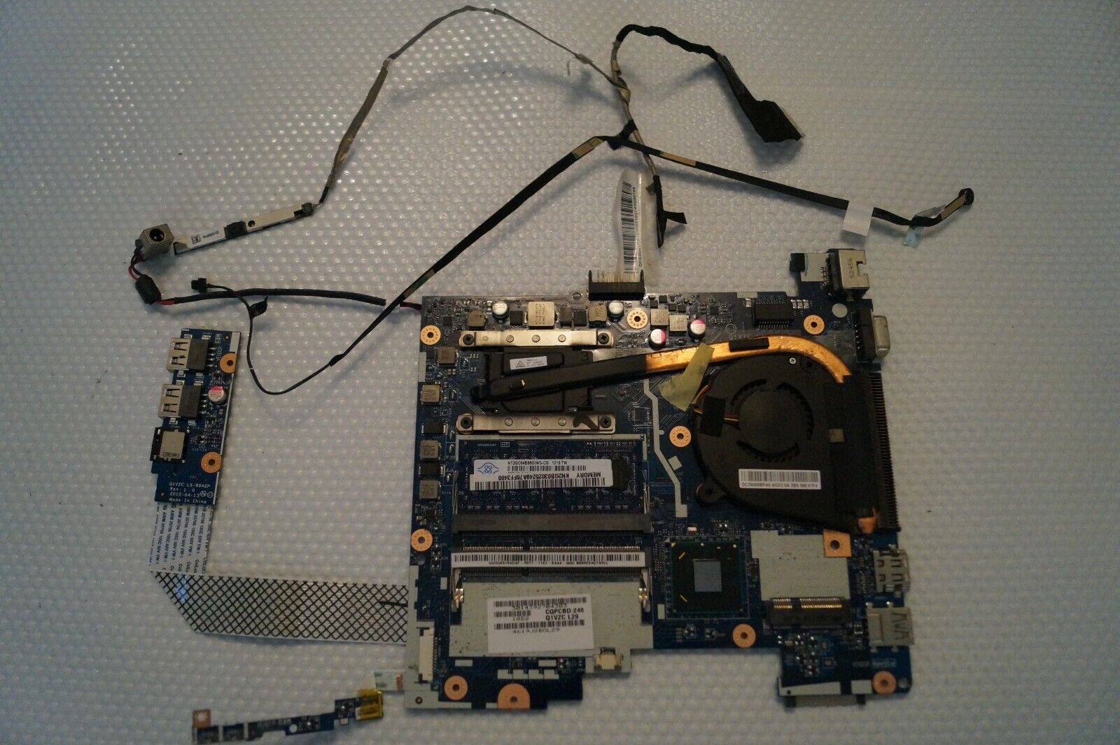 MOTHERBOARD LA-8941P INTEL i3 FOR 11.6″ ACER ASPIRE V5-171 LAPTOP + EXTRAS