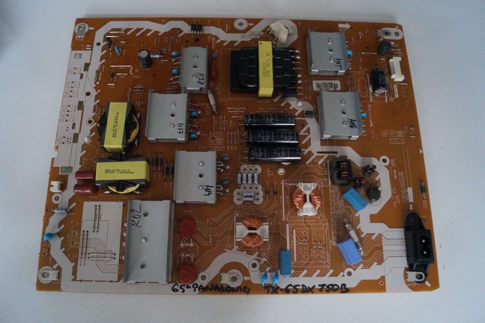 PSU POWER SUPPLY BOARD TXN/P1XMVE TNPA6163 1P FOR 65″ PANASONIC TX-65DX750B TV