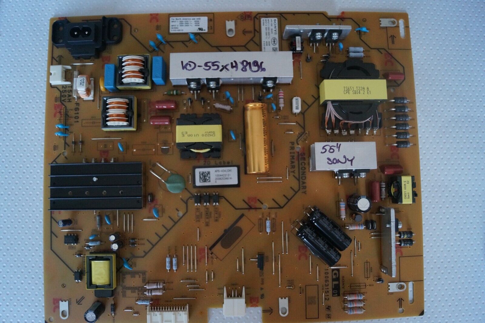 PSU POWER SUPPLY BOARD APS-434(CH) 100631512 FOR 55″ SONY KD-55XH8196 LED TV