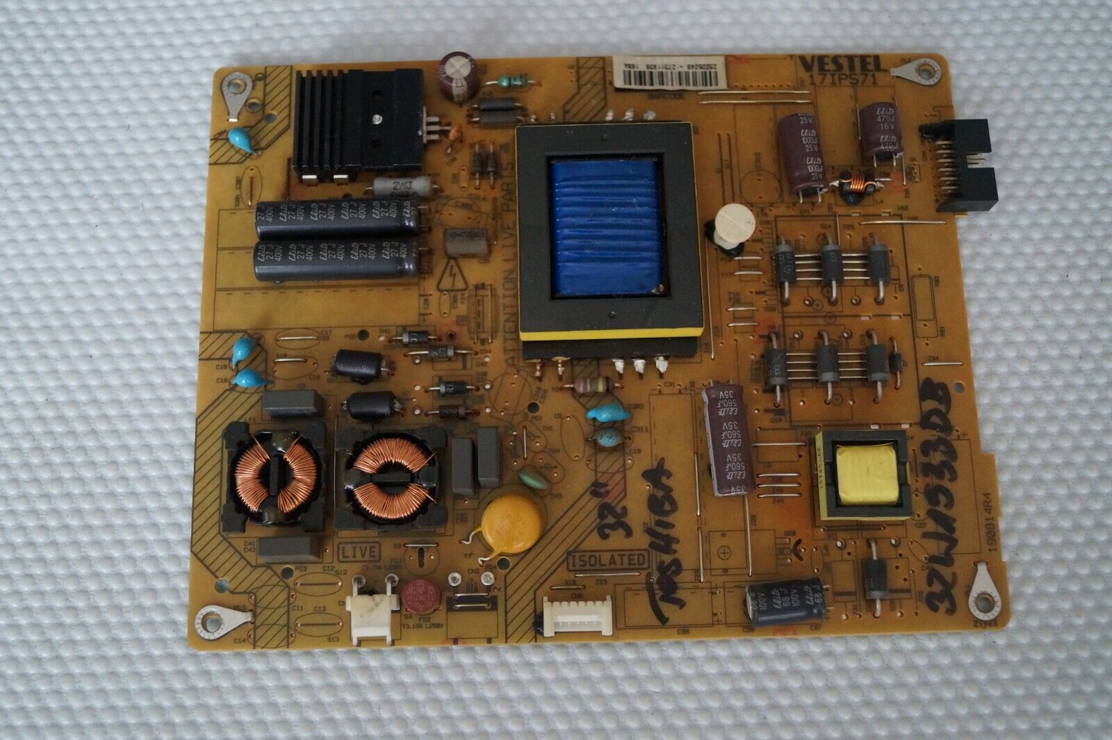 PSU POWER SUPPLY BOARD 17IPS71 27311938 FOR 32″ TOSHIBA 32W1533DB LED TV