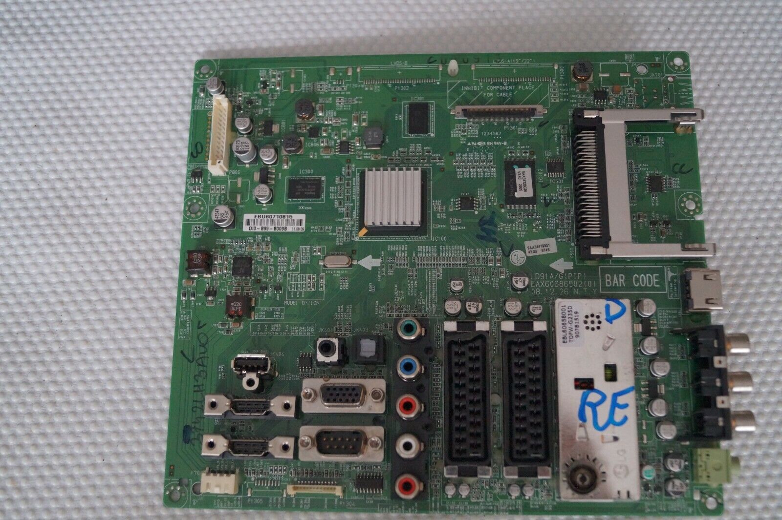 MAIN BOARD EAX60686904(2) FOR 37″ LG 37LH3000 LCD TV, T370HW02 V.G