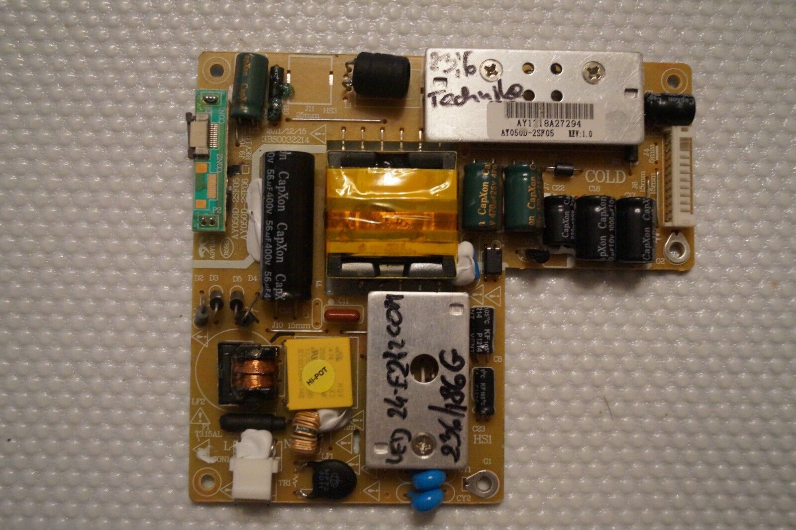 PSU POWER SUPPLY BOARD AY050D-2SF05 FOR 24″ TECHNIKA 236/186G LED 24-E242COM TV