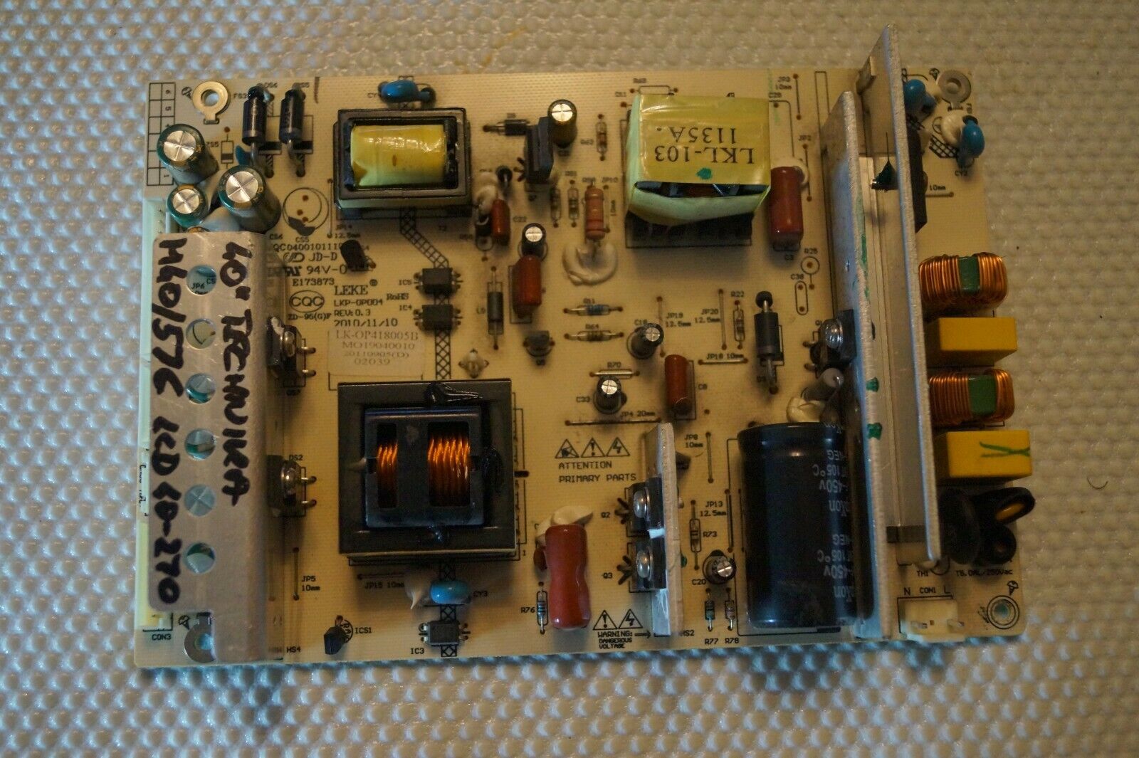 PSU POWER SUPPLY BOARD LK-OP418005B FOR TECHNIKA M40/57G 40/57G LCD 40-270 TV