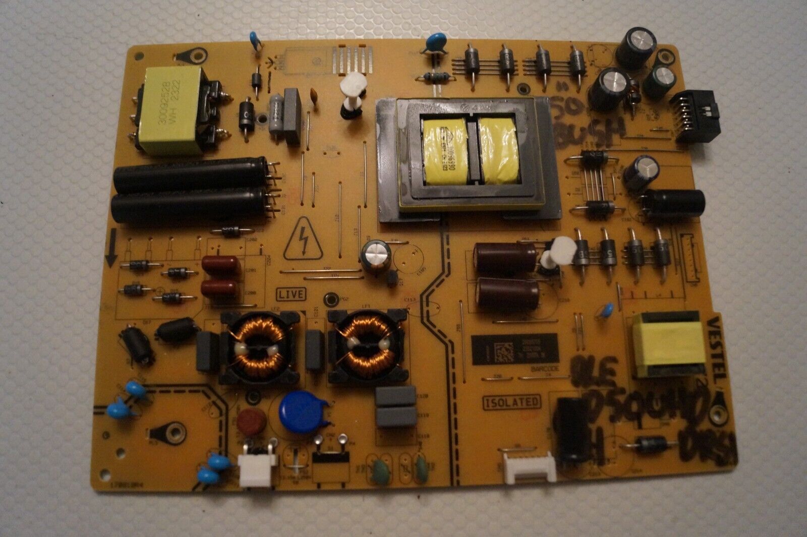 PSU POWER SUPPLY BOARD 17IPS72 23521004 FOR 50″ BUSH DLED50UHDHDRSI LED TV