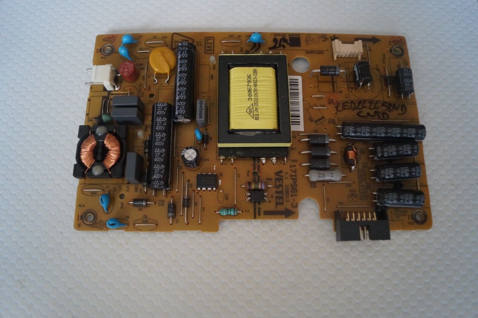 PSU POWER SUPPLY BOARD 17IPS61-3 23229201 FOR 24″ BUSH LED24265DVDCNTD TV