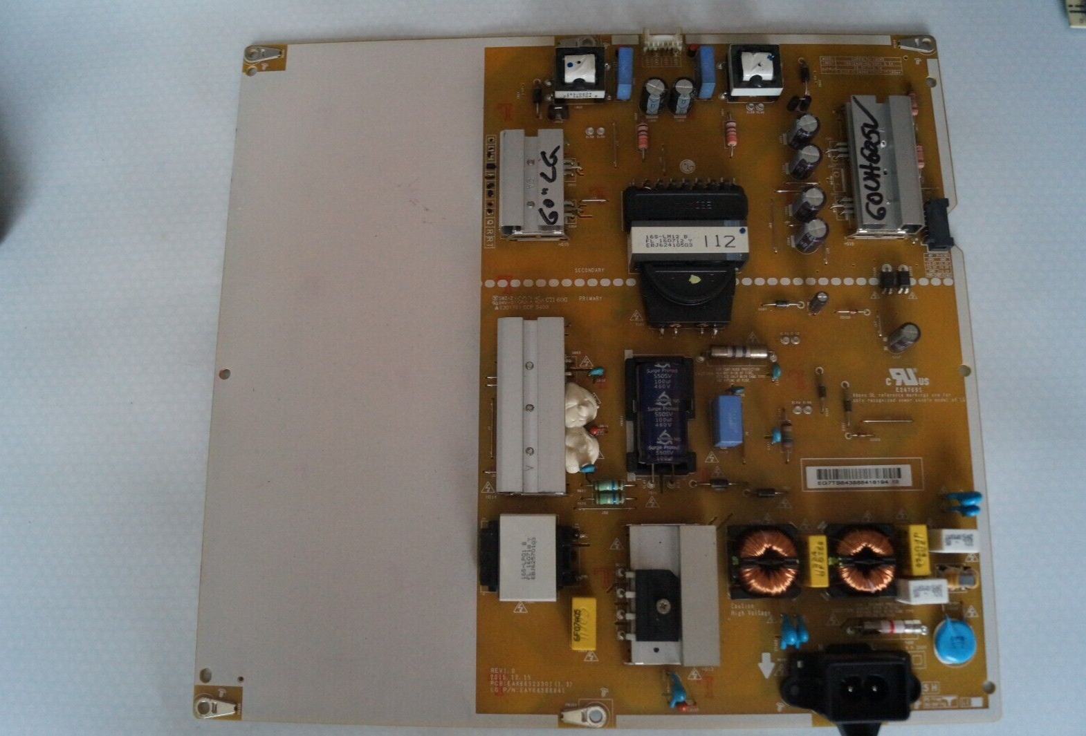 PSU POWER SUPPLY BOARD EAX66923301(1.3) EAY64388841 FOR 60″ LG 60UH605V LED TV