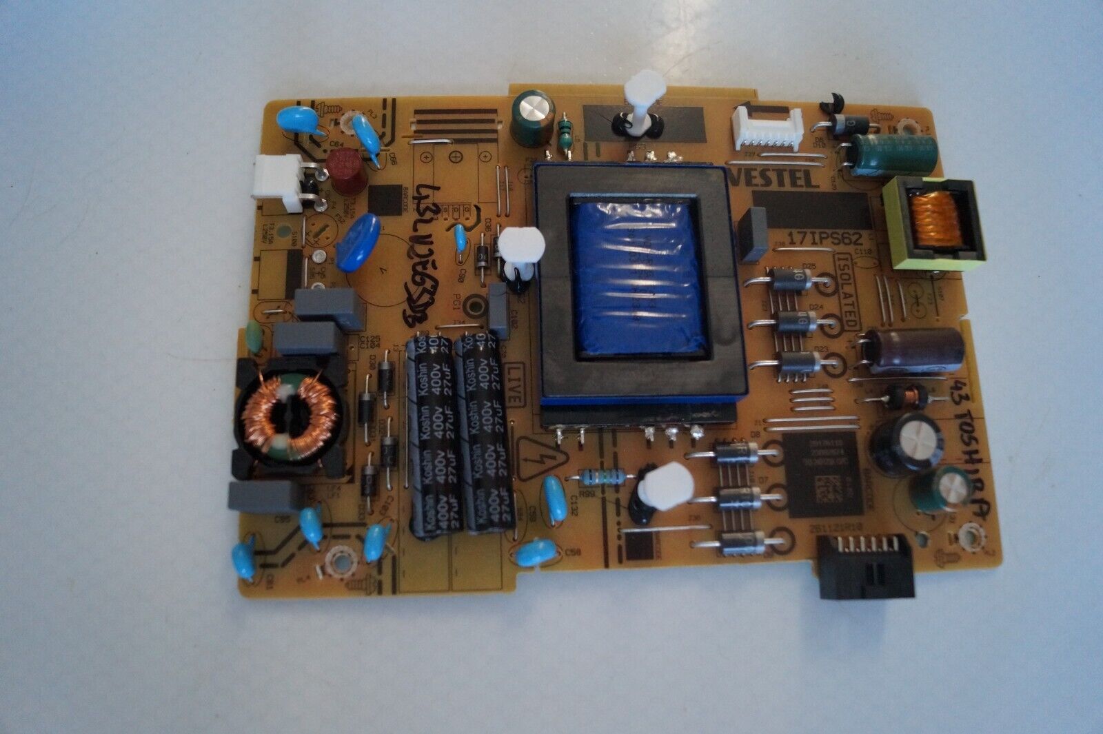 PSU POWER SUPPLY BOARD 17IPS62 23892874 FOR 43″ TOSHIBA 43LV2E63DB LED TV