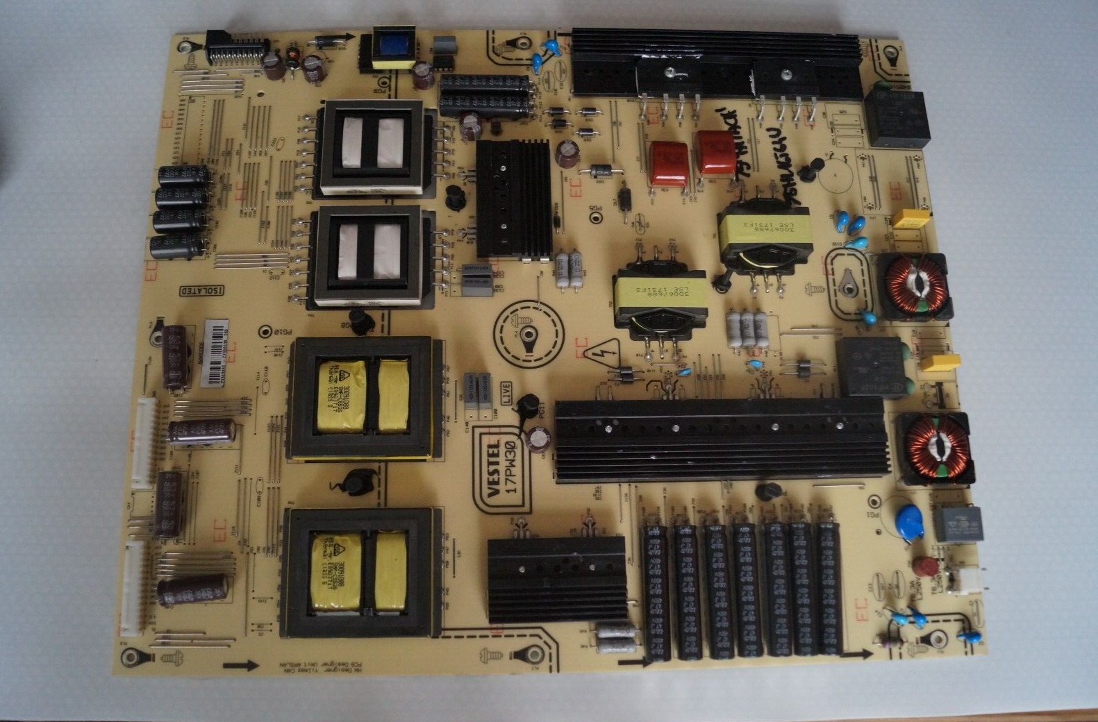 PSU POWER SUPPLY BOARD SLIGHTLY DAMAGED CONNECTOR 23348686 HITACHI 75HL16T64U