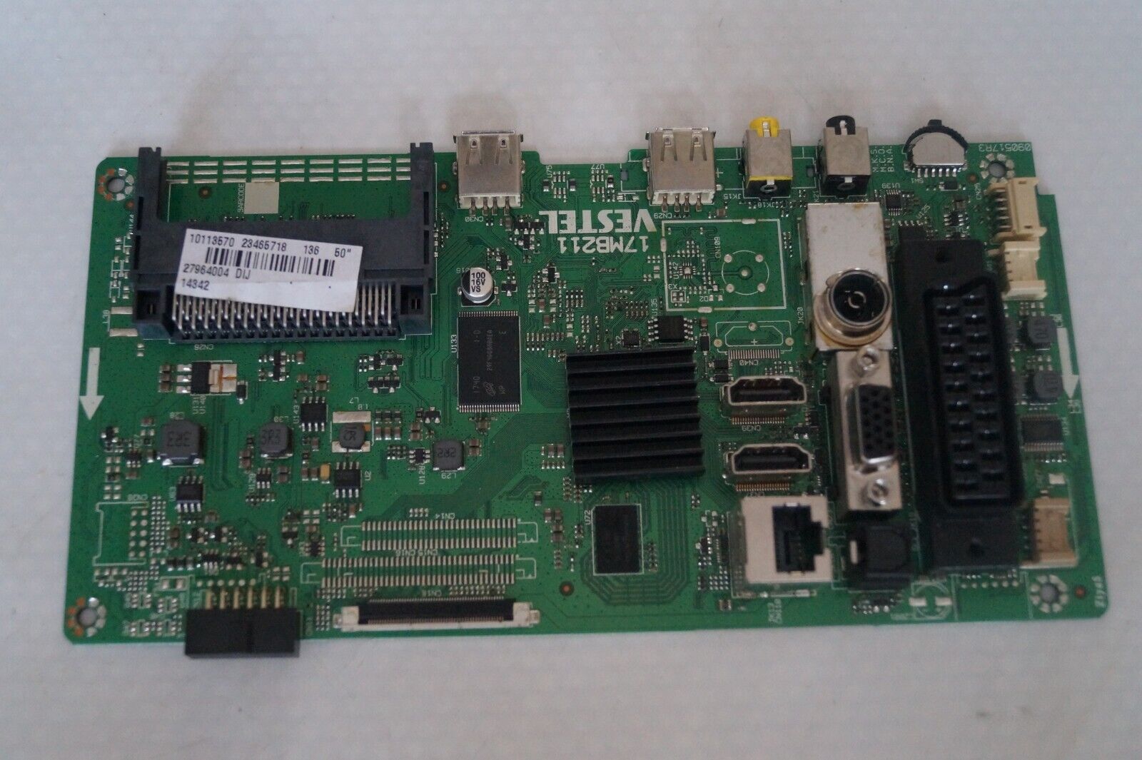 MAIN BOARD 17MB211 23465718 FOR 50″ HITACHI 50HB16T72U TV, VES500UNDA-2D-N12