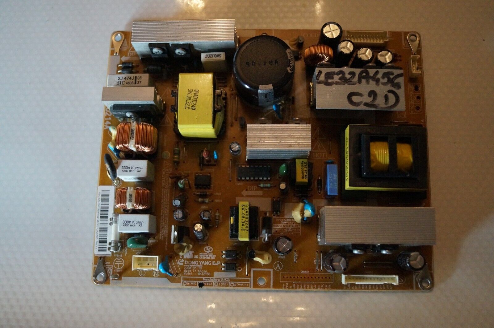 PSU POWER SUPPLY BOARD BN44-00214A FOR 32″ SAMSUNG LE32A456C2D LE32A457C1D TV’S