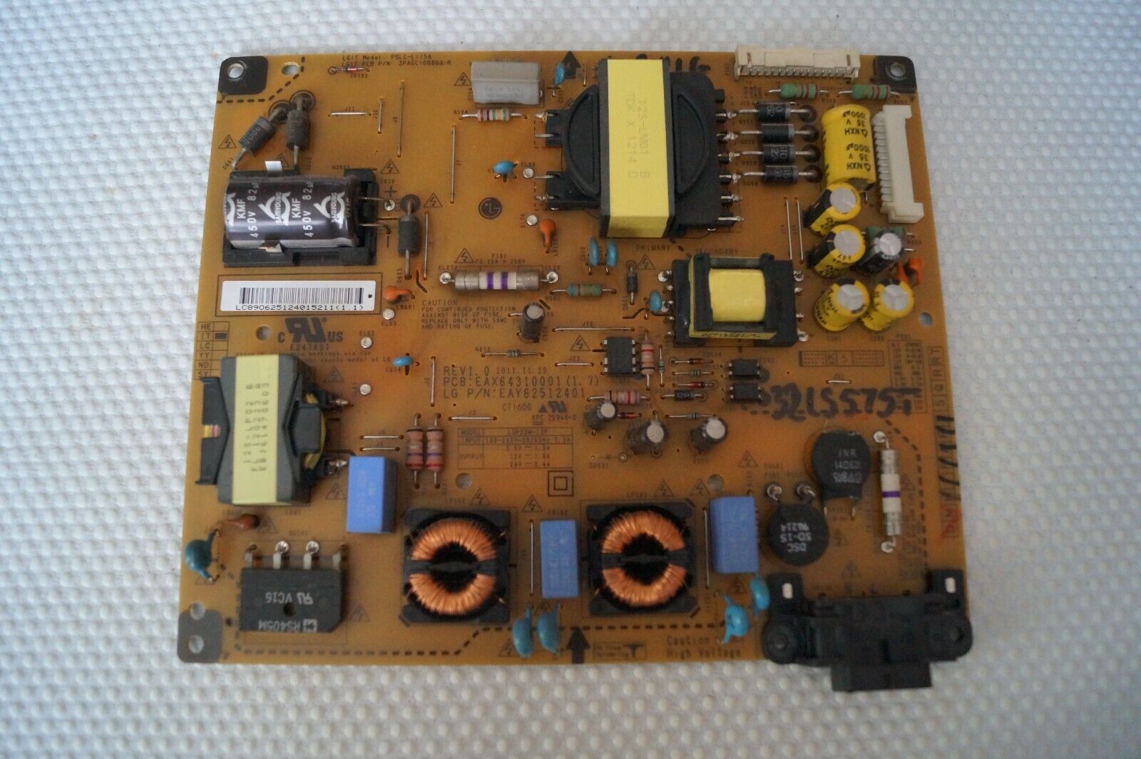 PSU POWER SUPPLY BOARD EAX64310001(1.7) EAY62512401 FOR 32″ LG 32LS575T LED TV