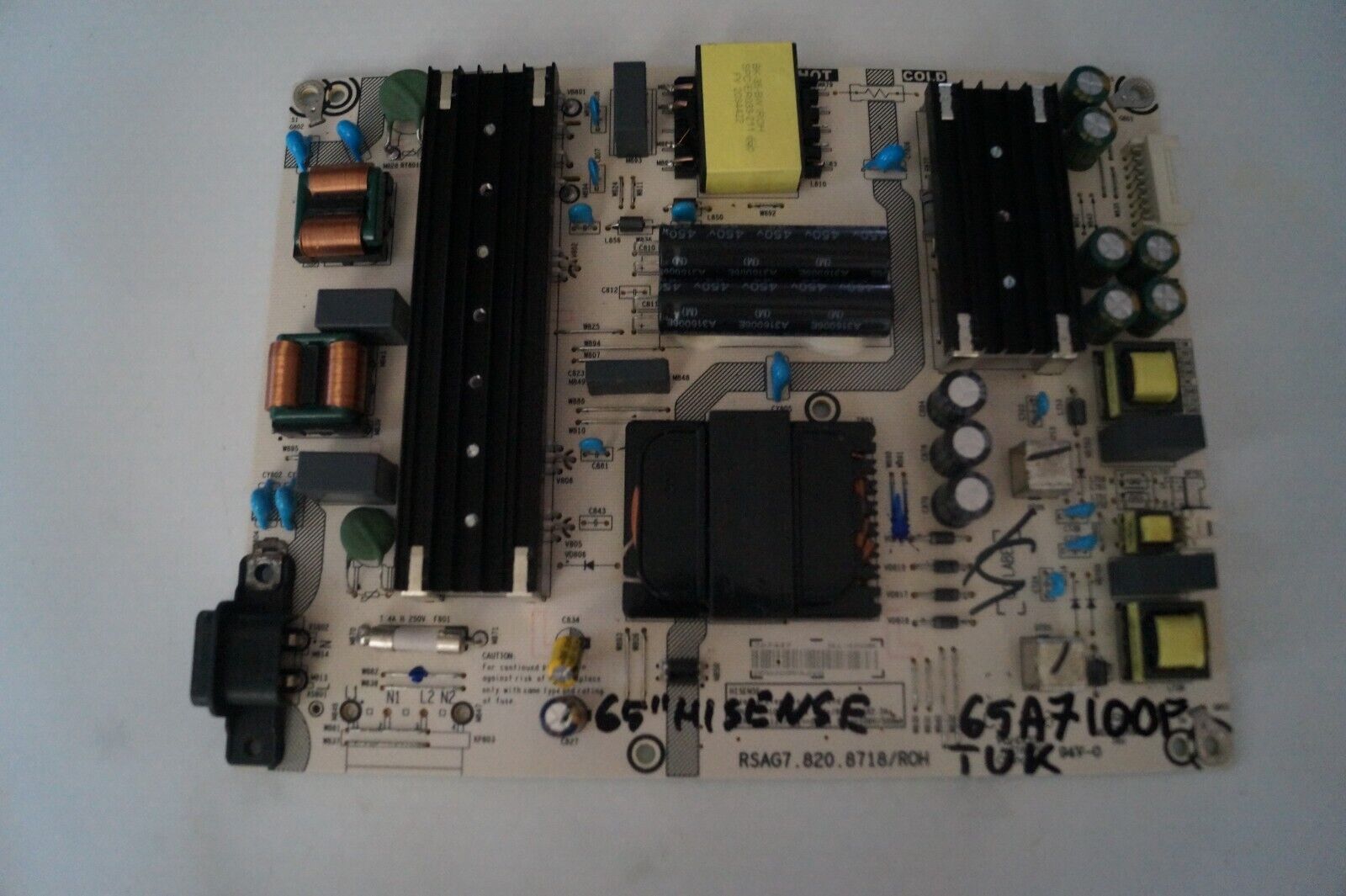 PSU POWER SUPPLY BOARD RSAG7.820.8718/ROH FOR 65″ HISENSE 65A7100FTUK TV