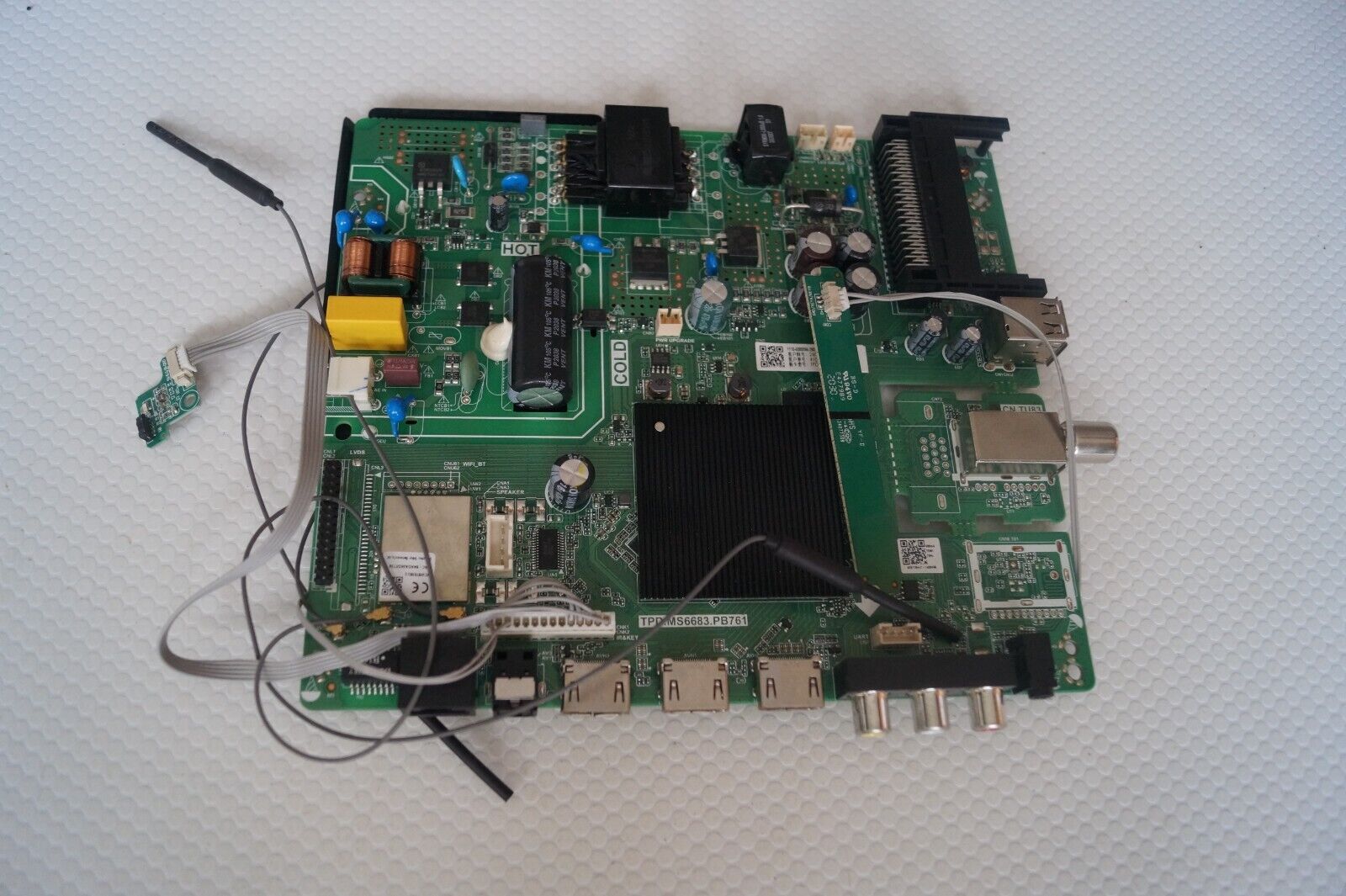 MAIN BOARD TPD.MS6683.PB761 FOR 43″ LOGIK L43AF620 , HK430WLEDM-JHBBH