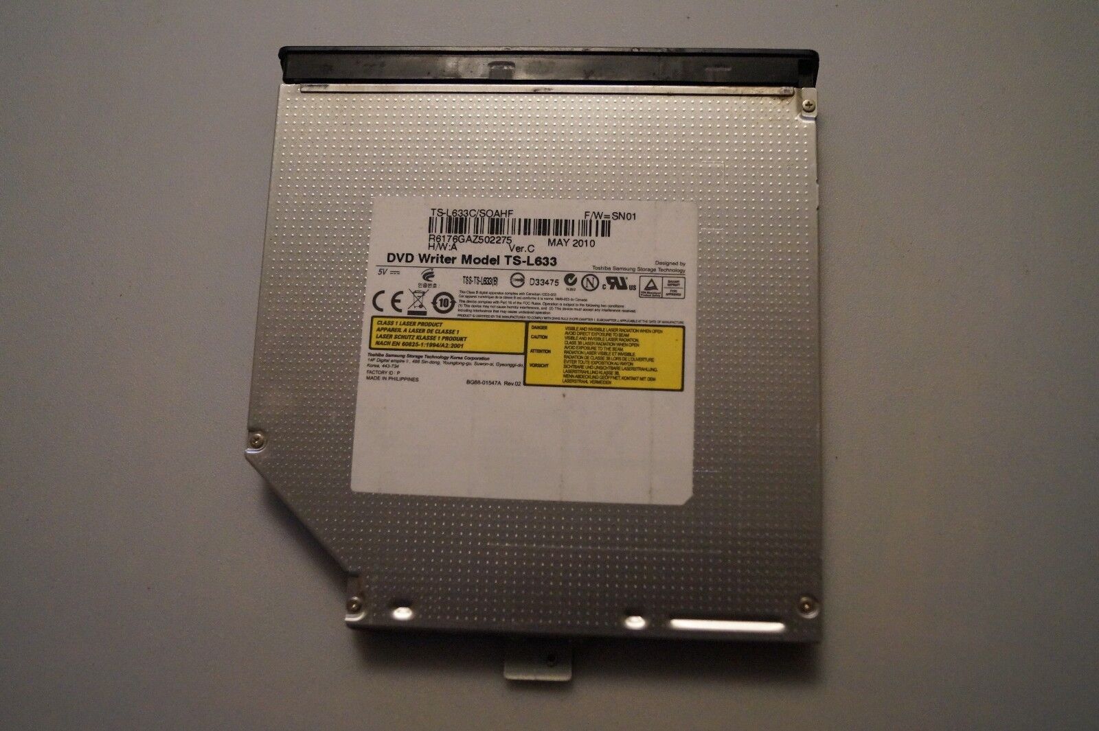 DVD WRITER TS-L633 FOR 15.5″ SONY VAIO PCG-61511M VPCEE2S1E LAPTOP