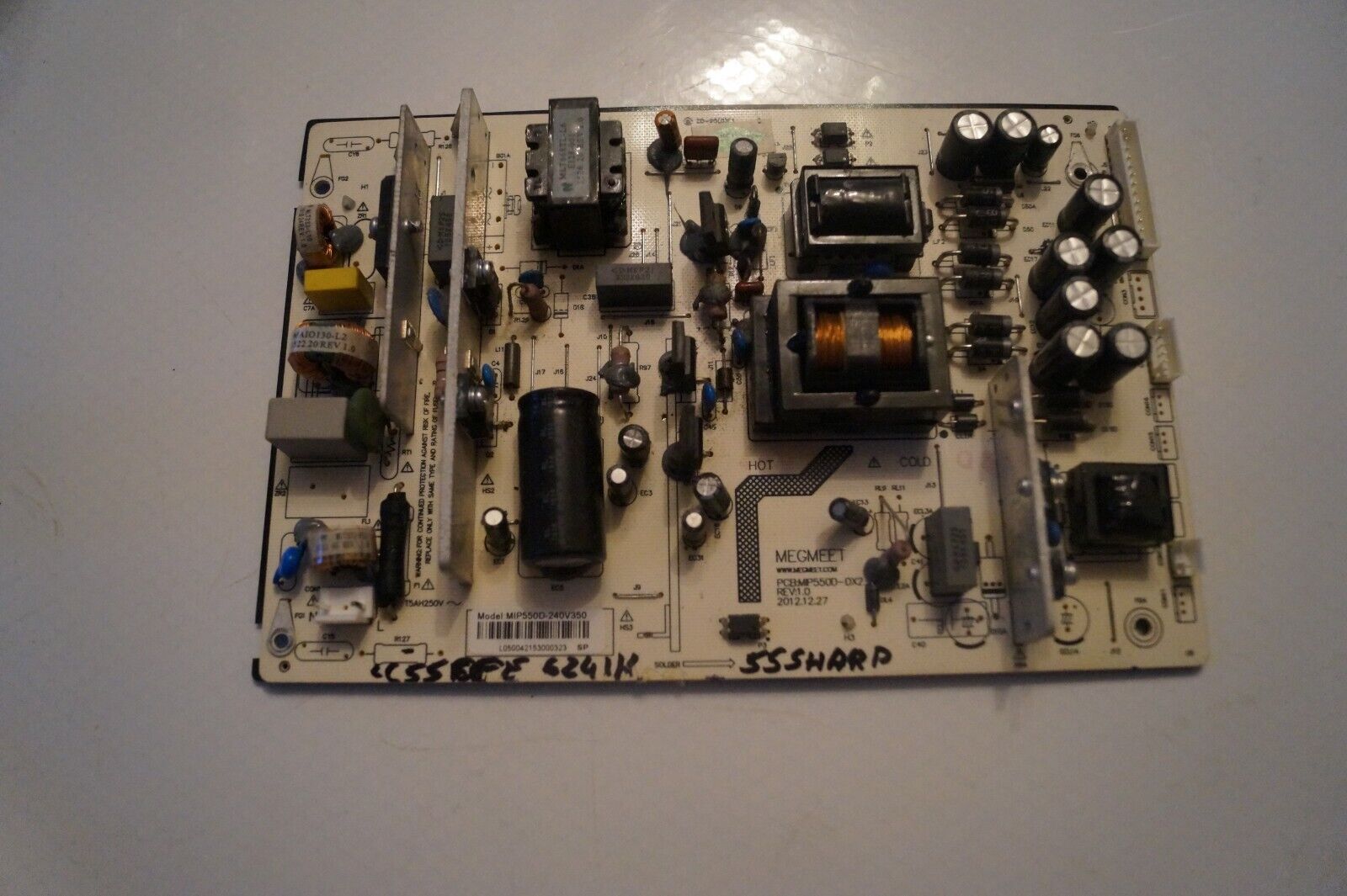 PSU POWER SUPPLY BOARD MIP550D-DX2 FOR 42″ SHARP LC-55CFE6241K LCD TV