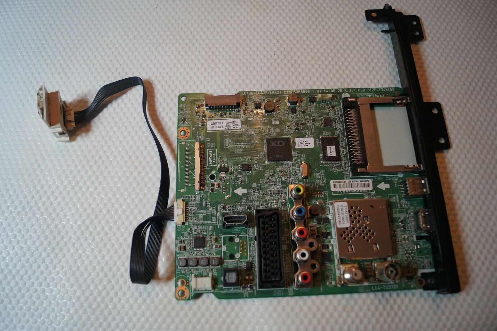 MAIN BOARD EAX65388006(1.0) EBT62973009 FOR 49″ LG 49LB550V TV, LC490DUE FG A6