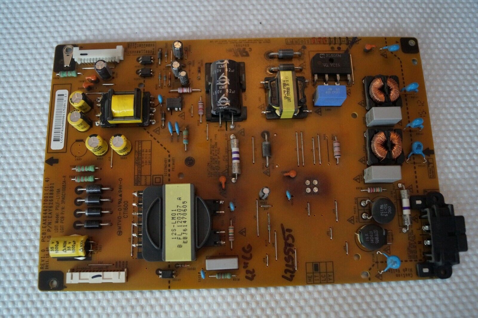 PSU POWER SUPPLY BOARD EAY62608801 EAX64427001(1.4) FOR 42″ LG 42LS575T LED TV