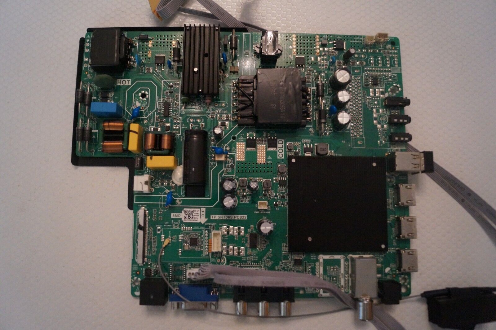 MAIN BOARD eiQ-50UHDT2SMH-V2 FOR 50″ ELECTRIQ TV, P/N TP.SK706S.PC822 CC500PV7D