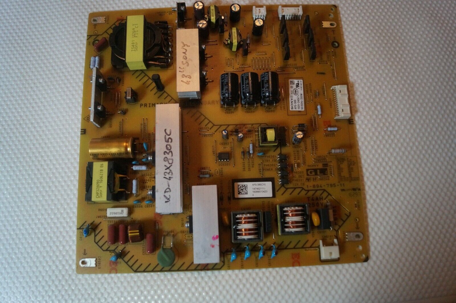 PSU POWER BOARD 1-894-795-11 APS-386 SONY KD-49X8309C KD-49X8305C KD-43X8305C TV