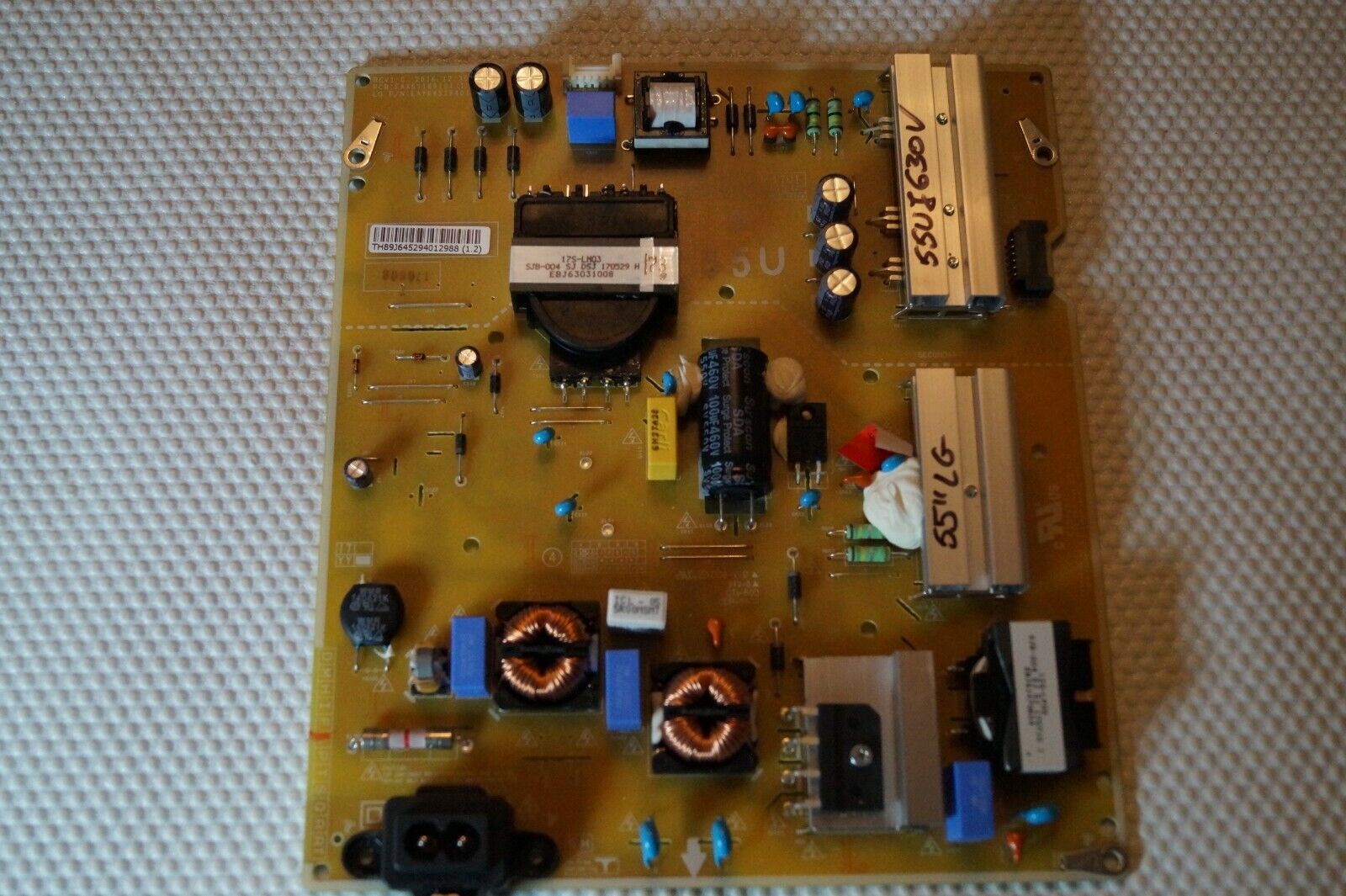 PSU POWER SUPPLY BOARD EAX67189101(1.4) EAY64529401 FOR 55″ LG 55UJ630V LED TV