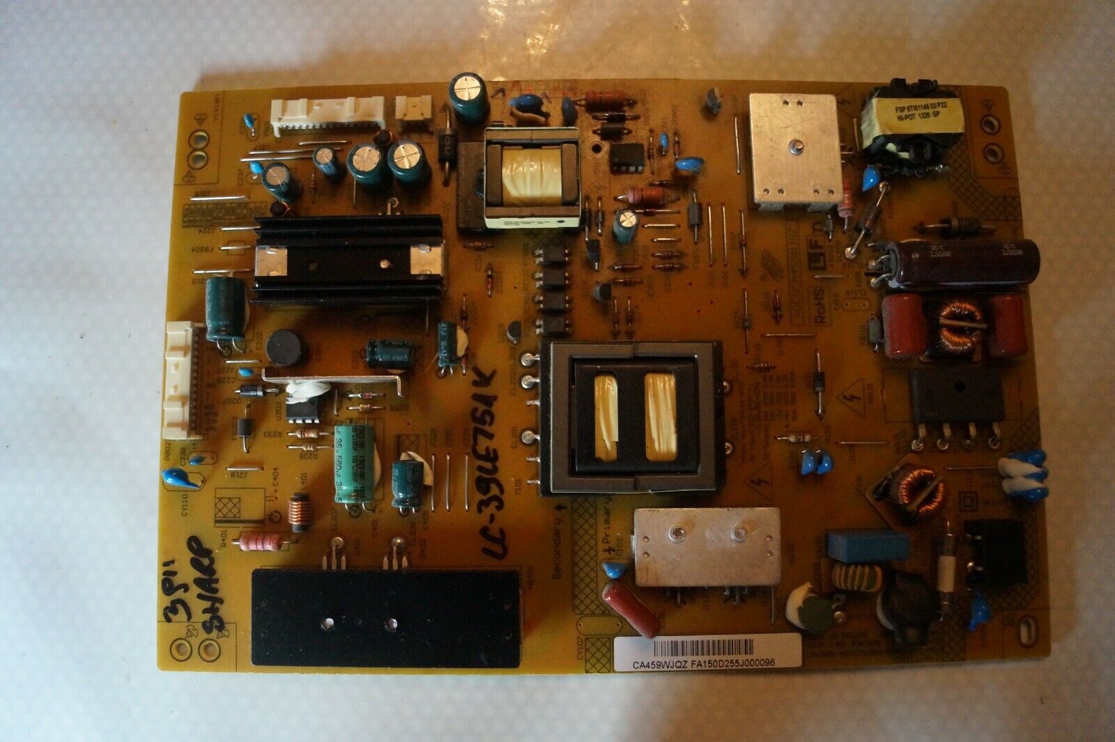 PSU POWER SUPPLY BOARD RDENCA459WJQZ FOR 39″ SHARP LC-39LE751K LED TV