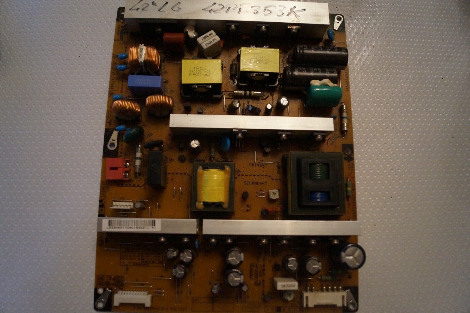 PSU POWER SUPPLY BOARD EAY62170901 EAX63329801/8 FOR 42″ LG 42PT353K PLASMA TV