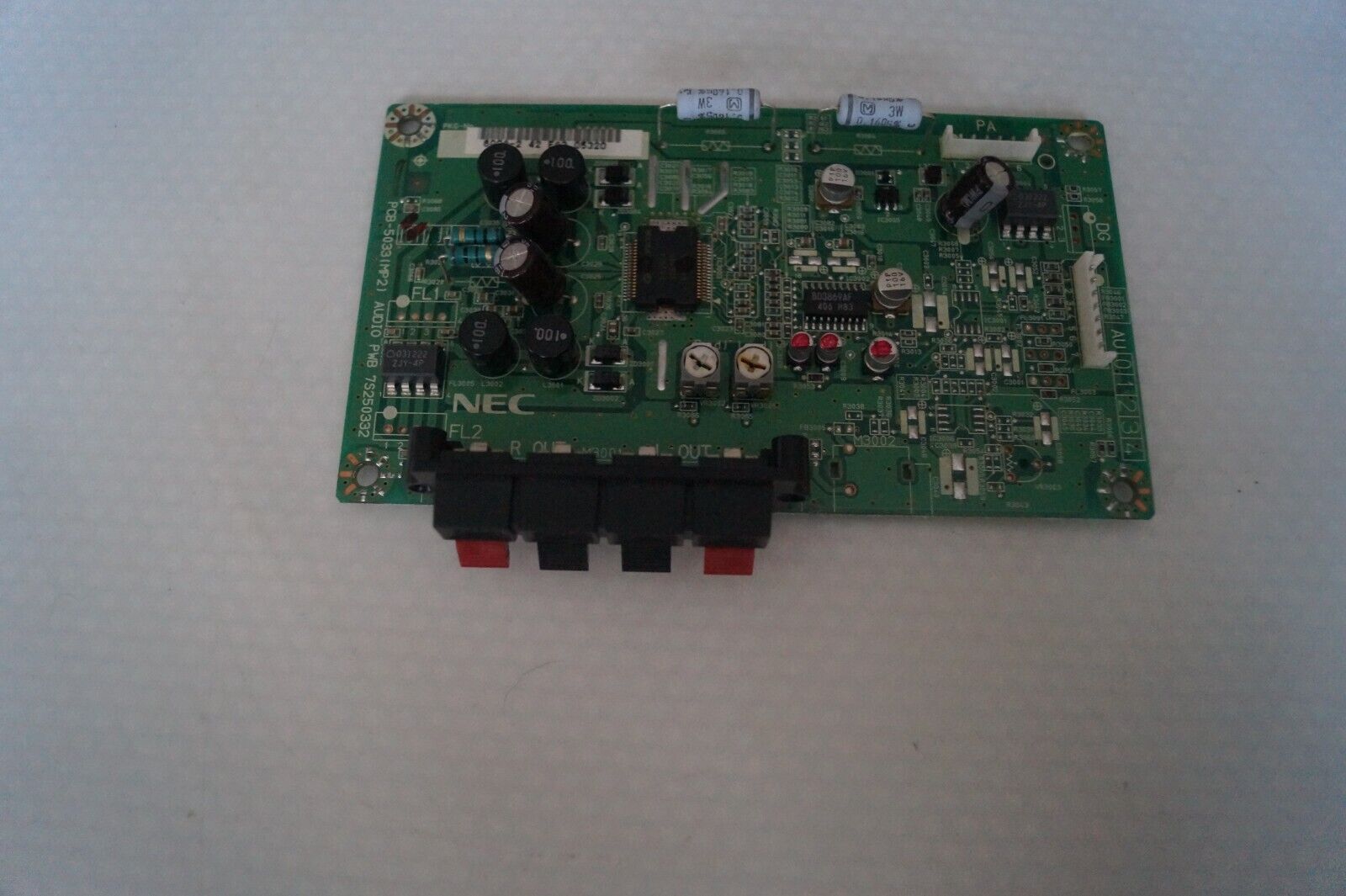 AUDIO BOARD PCB-5033(MP2) 7S250332 FOR 42″ NEC PLASMA MONITOR PX-42VP4DP-G