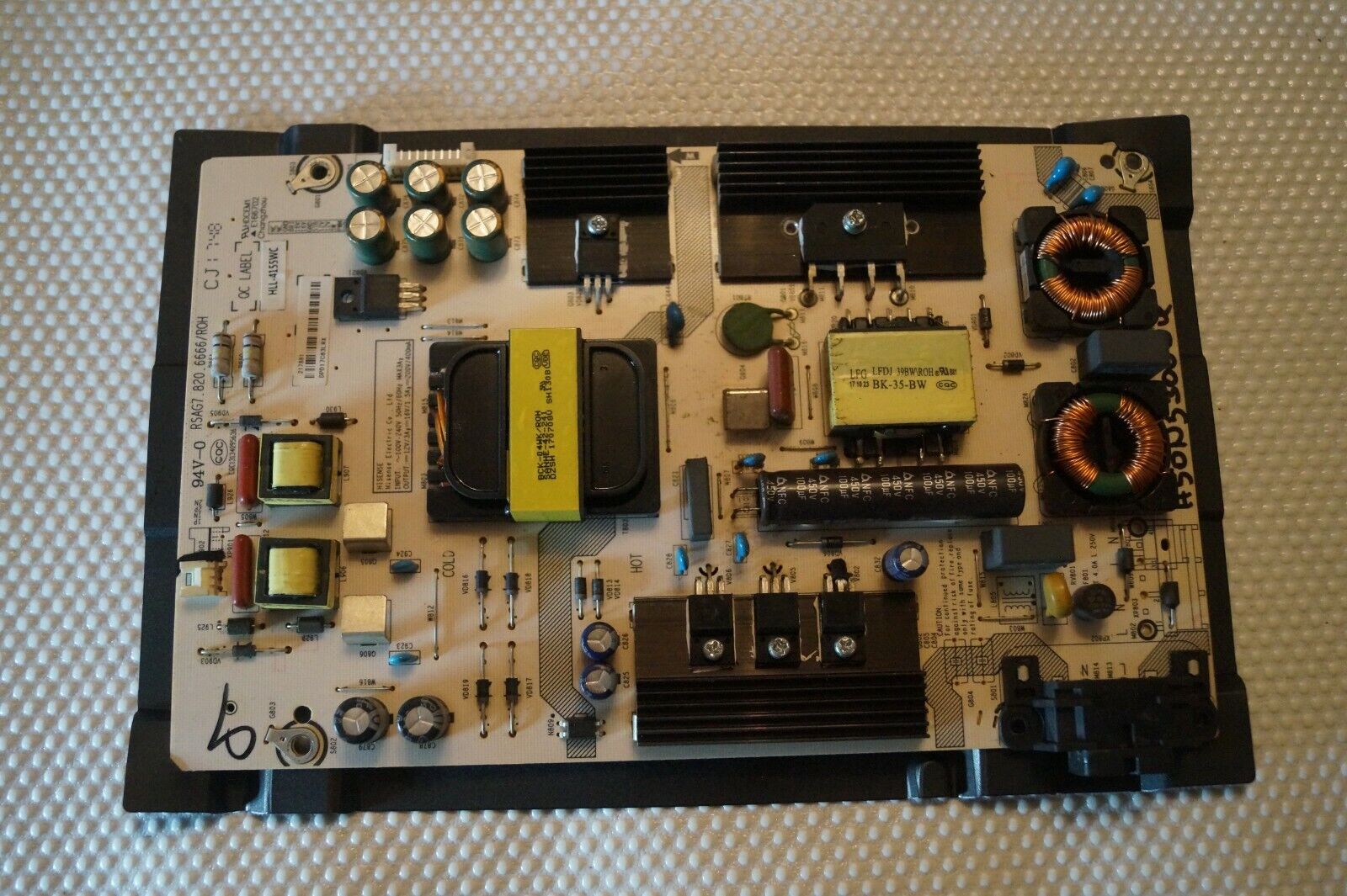 PSU POWER SUPPLY BOARD RSAG7.820.6666/R0H FOR 50″ HISENSE H50N5300UK LED TV