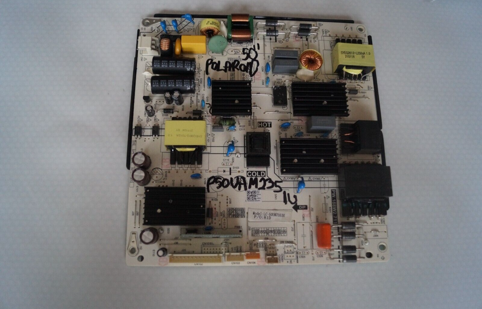 PSU POWER SUPPLY BOARD PW.188W2.711 FOR 50″ POLAROID P50UAM2351U