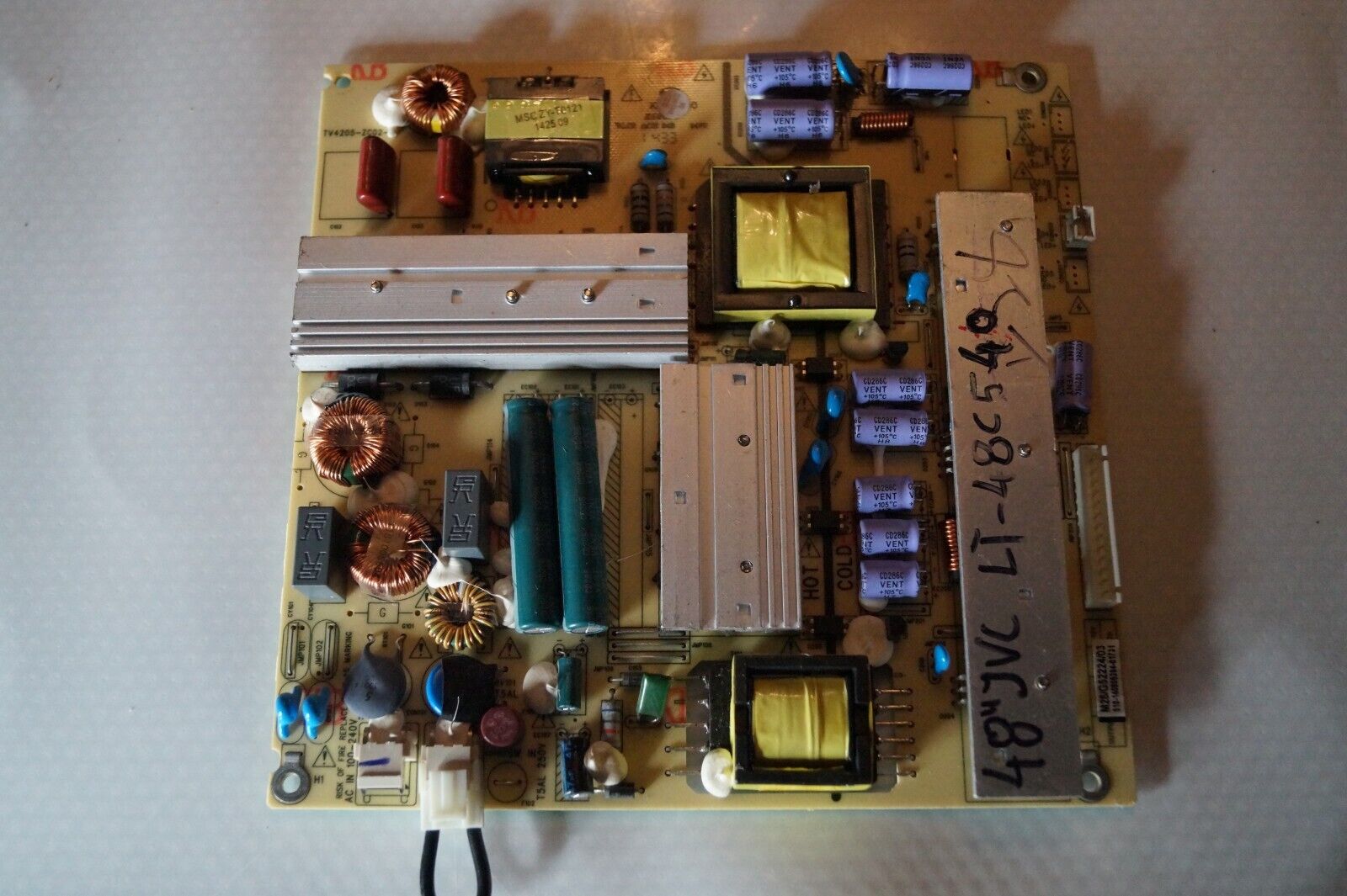 PSU LT-48C540 POWER SUPPLY BOARD FOR 48″ JVC LED TV TV4205-ZC02-01