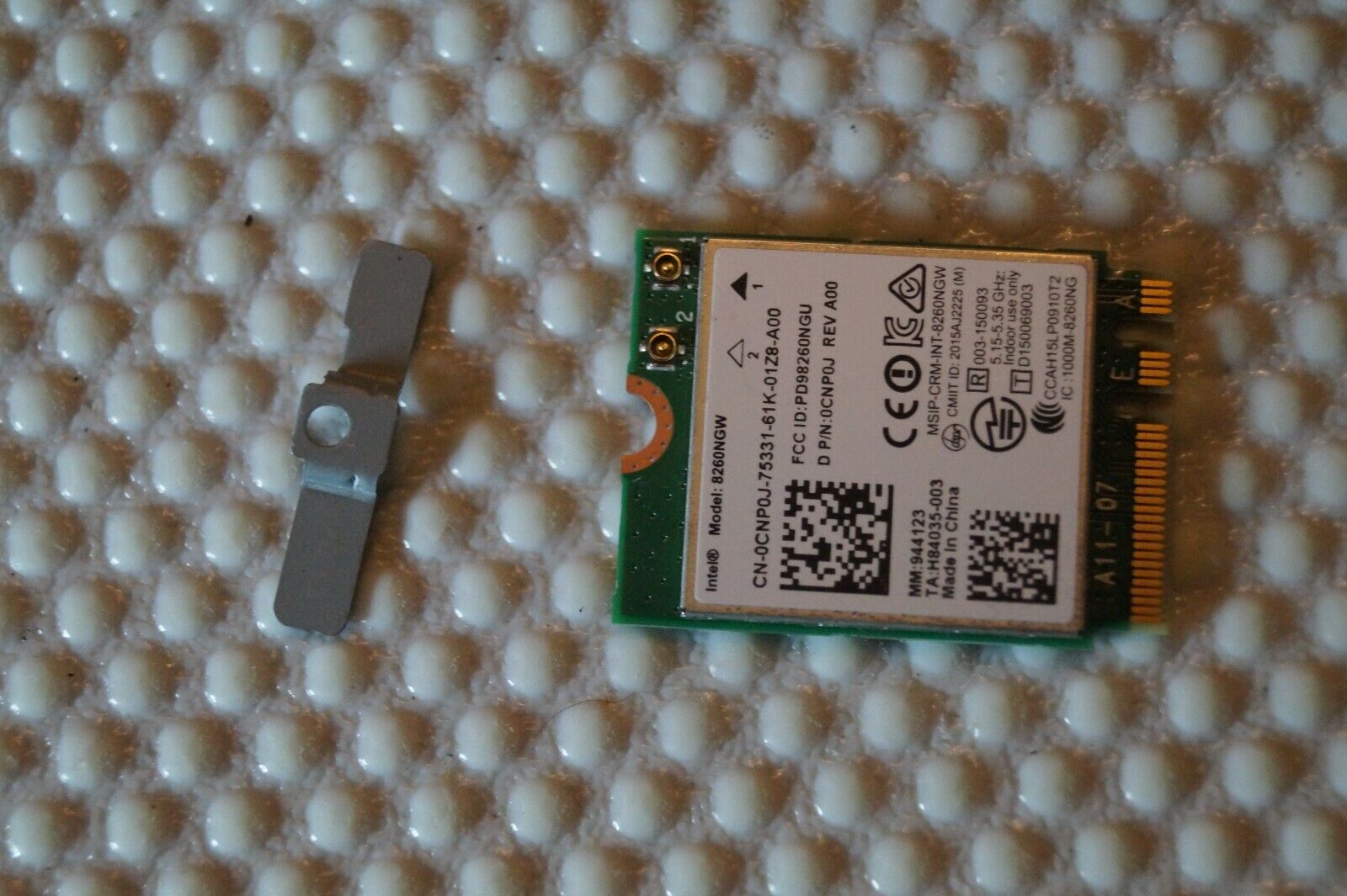 WIFI CARD 8260NGW 0CNP0J FOR DELL LATITUDE 12 7275 TABLET