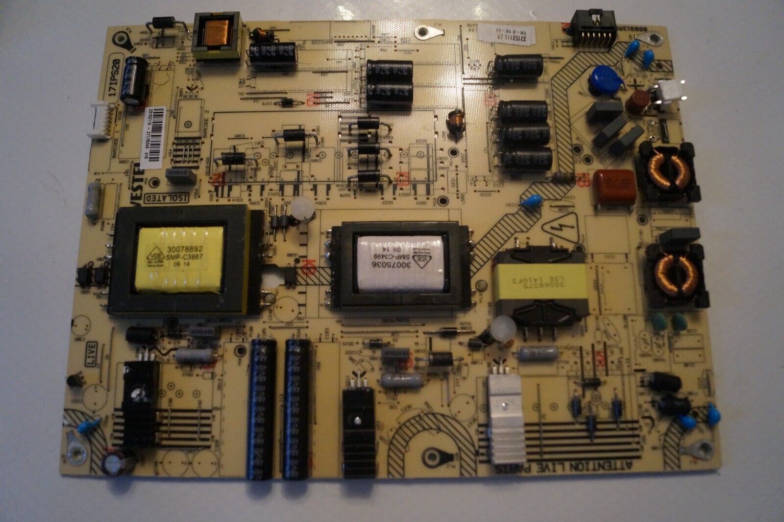 PSU POWER SUPPLY BOARD 17IPS20 23152115 FOR 42″ PANASONIC D42LED14 TV