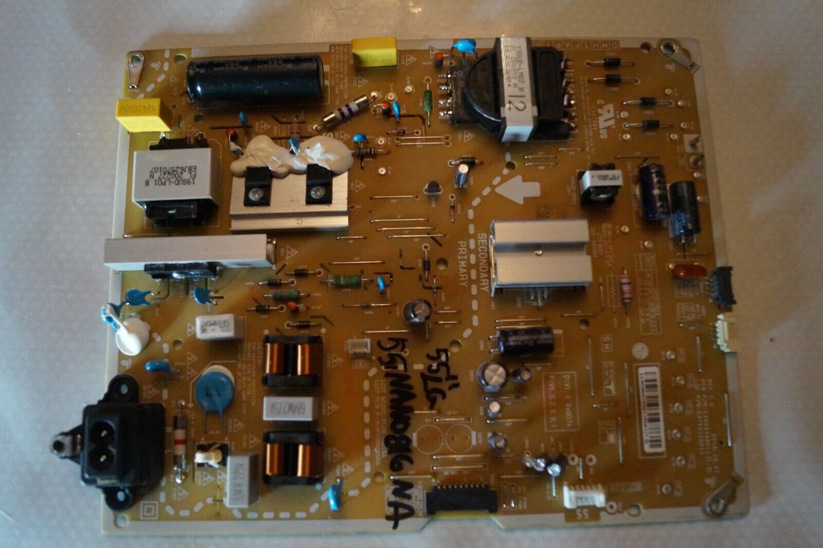 PSU POWER SUPPLY BOARD LGP55-14PL2 FOR 55″ LG 55LF580V TV, LC550DUE MG A3