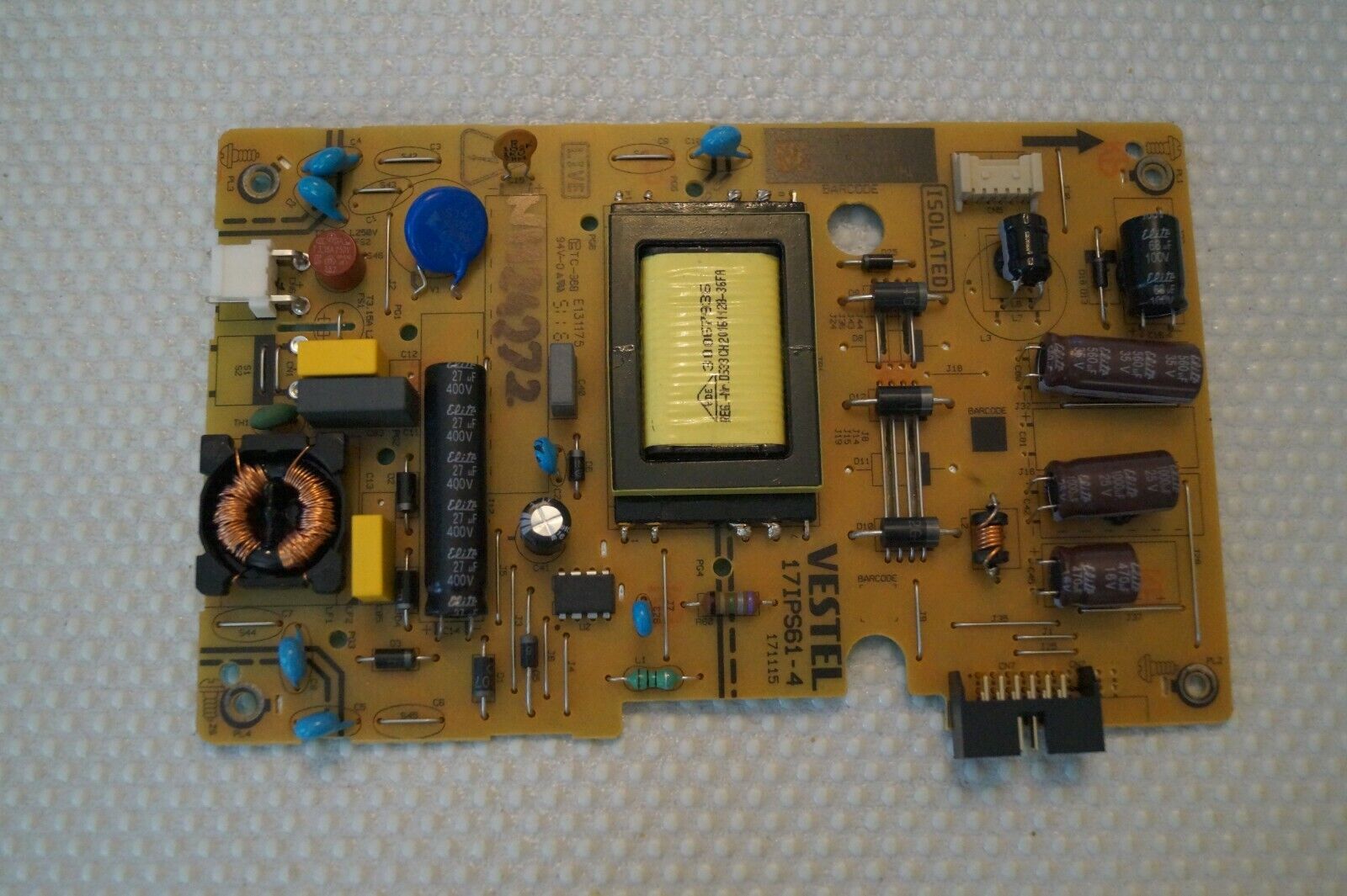 PSU POWER SUPPLY BOARD 17IPS61-4 23379710 FOR 24″ NORDMENDE NM24272 LED TV