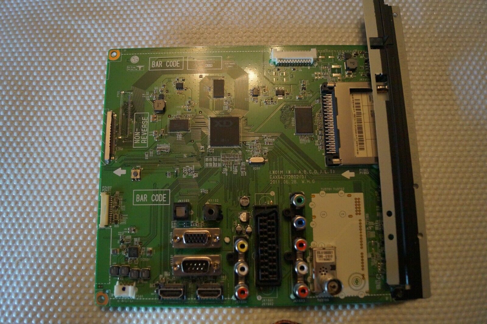 MAIN BOARD EAX64272802(0) EBT61718164 FOR LG 37LV355U LED TV, T370HW05 V.1