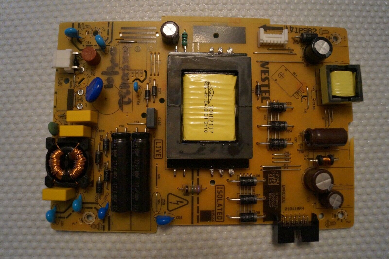 PSU POWER SUPPLY BOARD 17IPS62 23506429 FOR 32″ LUXOR LUXC014004/01 LED TV