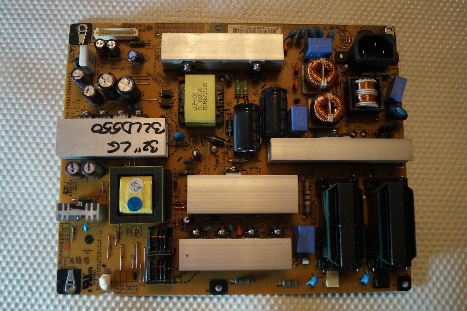 PSU POWER SUPPLY BOARD EAX61124201/14 FOR 32″ LG 32LD550 LCD TV