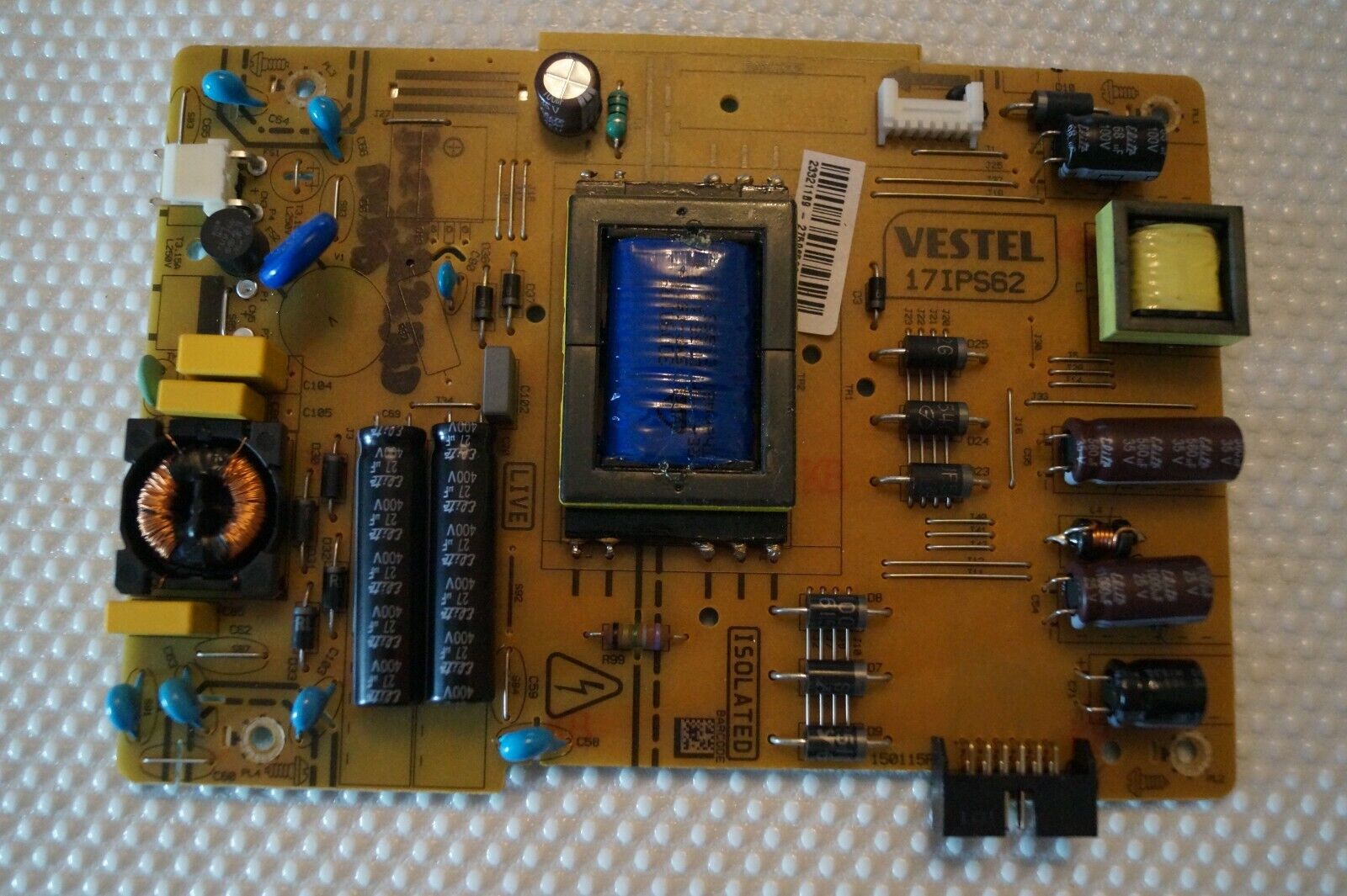 PSU POWER SUPPLY BOARD 17IPS62 23321189 FOR 32″ BUSH DLED32265HDDVDB LED TV