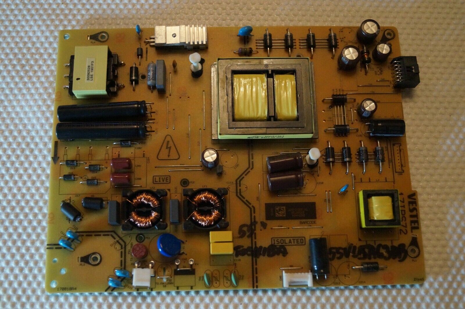 PSU POWER SUPPLY BOARD 17IPS72 23395729 FOR 55″ TOSHIBA 55U6763DB LED SMART TV