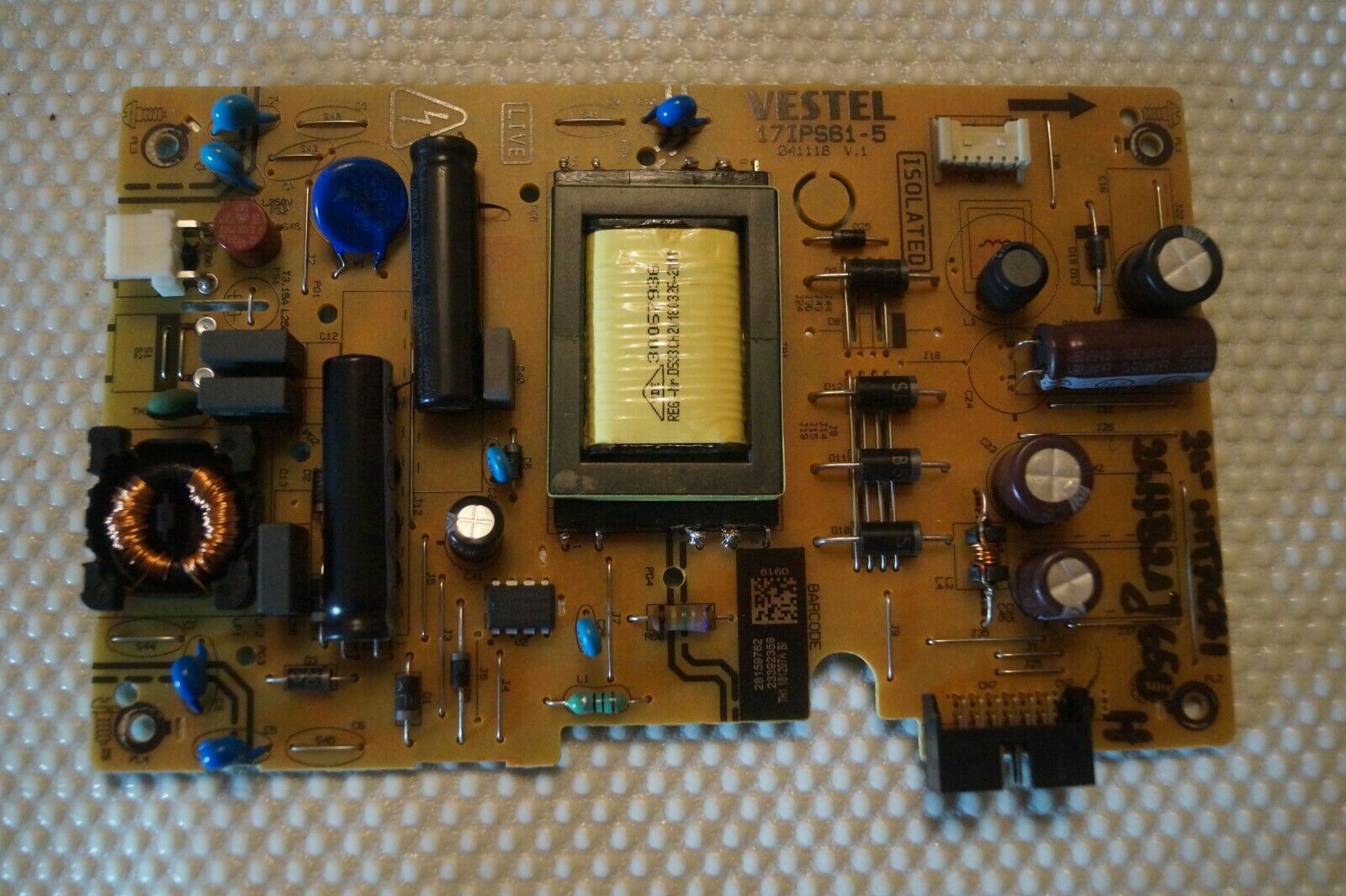 PSU POWER SUPPLY BOARD 17IPS61-5 23392359 FOR 24″ 24HB21J65U H P24RP0108A LED TV