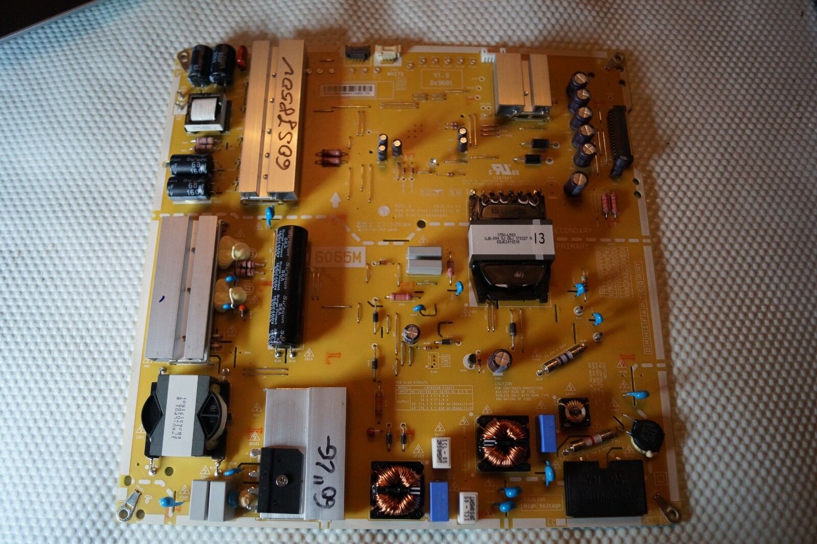 PSU POWER SUPPLY BOARD EAX67165801(1.6) EAY64489641 FOR 60″ LG 60SJ850V LED TV